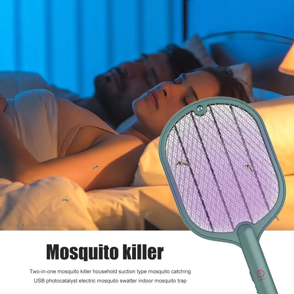 Electric Mosquito Racket UV Lamp Fly